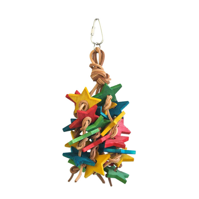 Leather Bird Toys for Parrot Chews Shredding with Wholesale Price Leather Bird Toys for Parrot Chews Shredding with Wholesale Price