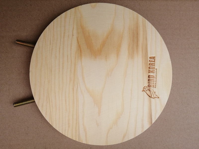 Wood Perch Bird Platform Parrot Stand Playground Cage Accessories