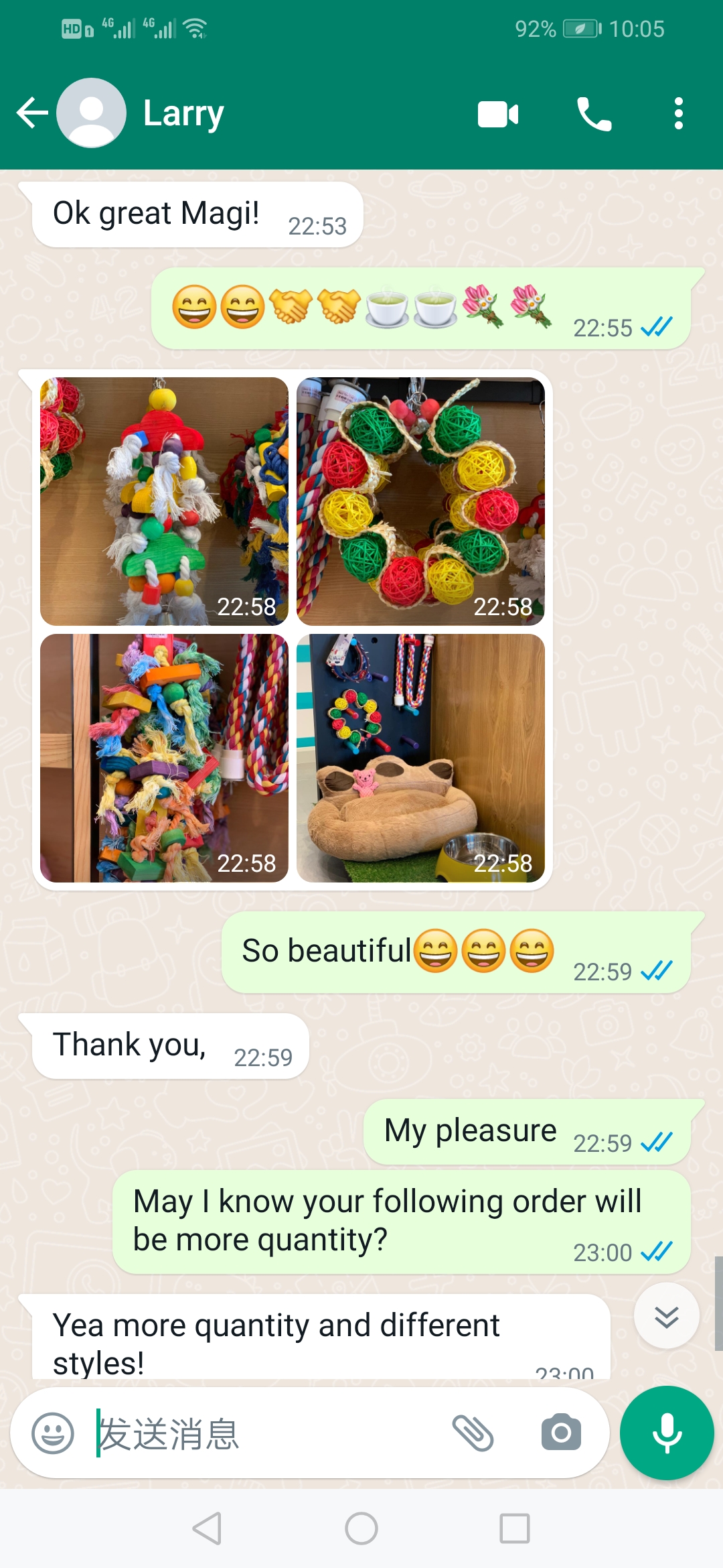 The happiest time is to get the good reviews from our clients