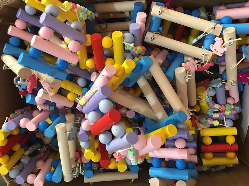 Pet Cages Hanging  Accessories  Macaron Bird Toys 