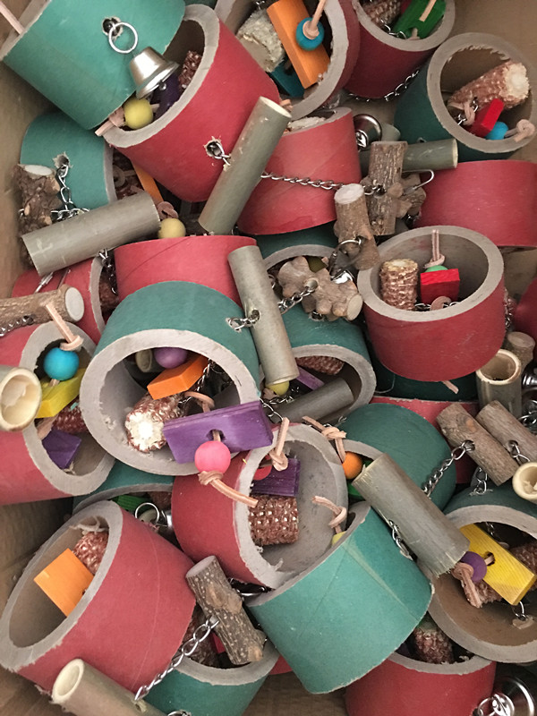 Bangel Bird Toys Cardboard Ring Parrot Toys