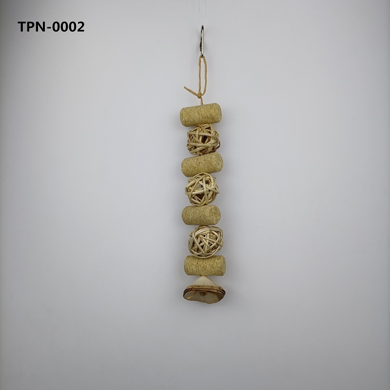 Topanpet Rattan Balls Cork Blocks Bird Toys  Topanpet Rattan Balls Cork Blocks Bird Toys