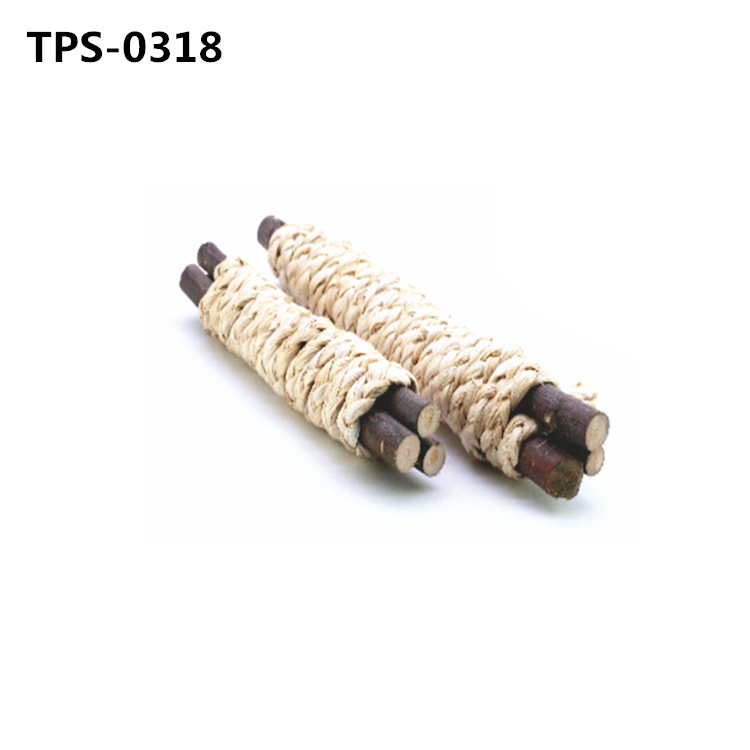 Natural Apple Branch Seagrass Sticks for Bunny Teeth Chew Toy Small Animals Cage Accessories for Guinea Pigs Rabbit Bunny Hamster Chinchilla TPS-0317/8/9/20 - Image 2