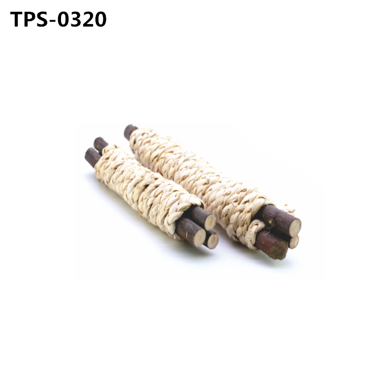 Natural Apple Branch Seagrass Sticks for Bunny Teeth Chew Toy Small Animals Cage Accessories for Guinea Pigs Rabbit Bunny Hamster Chinchilla TPS-0317/8/9/20 - Image 4