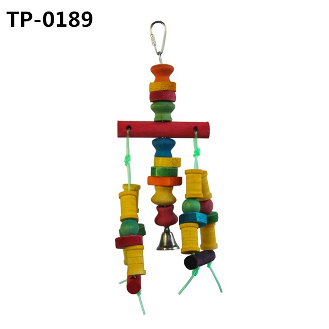 Bird Block Knots Tearing Toy for Small Medium Parrot Cockatoo Preening Pet Cage Haning Parts - Image 3