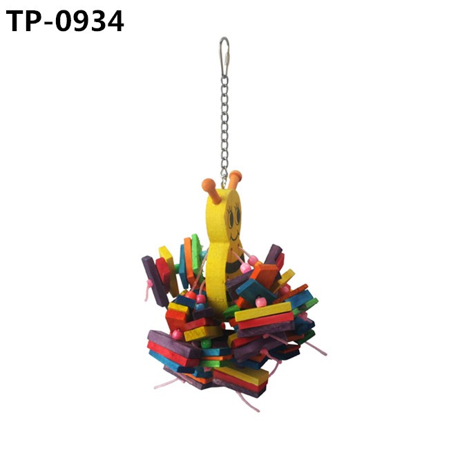 Bird Block Knots Tearing Toy for Small Medium Parrot Cockatoo Preening Pet Cage Haning Parts - Image 6