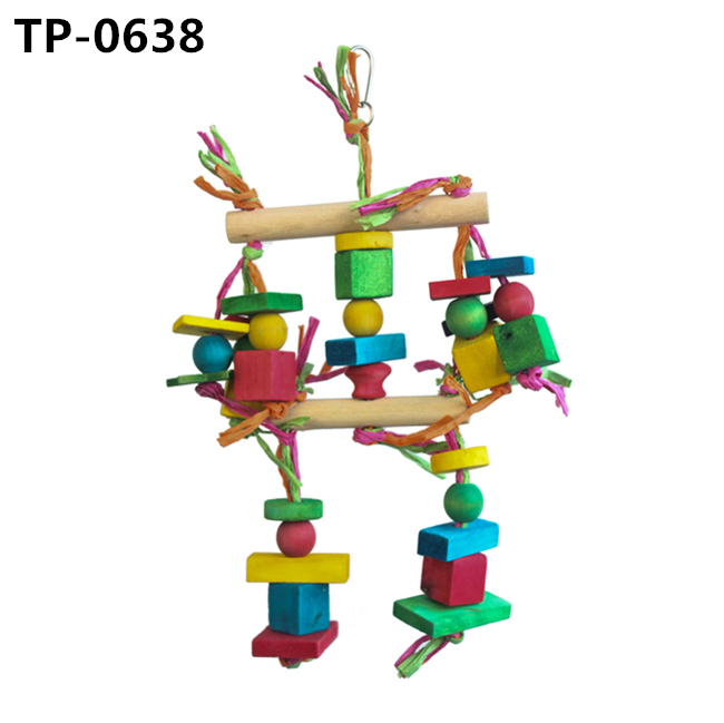 Bird Cage Accessorries Large Parrot Climbing Bites Toys for Macaws African Grey Parrot Cockatiel - Image 4