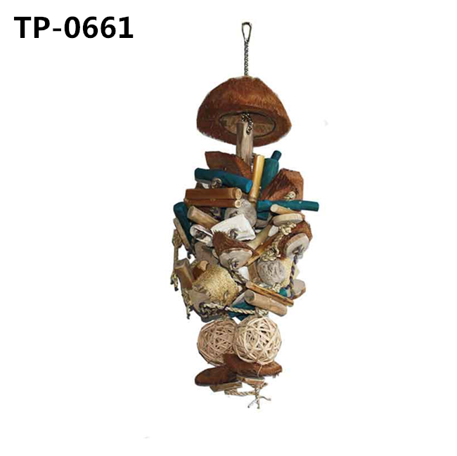 Bird Cage Accessorries Large Parrot Climbing Bites Toys for Macaws African Grey Parrot Cockatiel - Image 5
