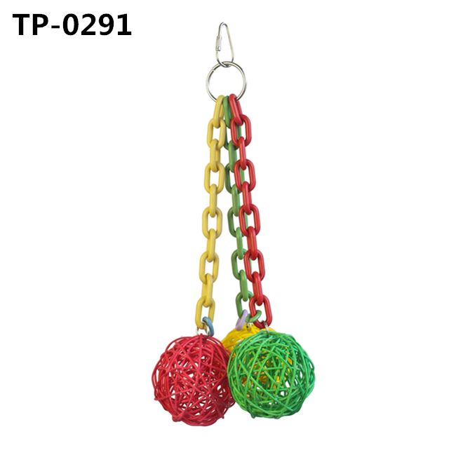 Bird Foraging Natural Chew Toy Vine Balls Toy for Parrot Swinging Climbing and Chewing - Image 2