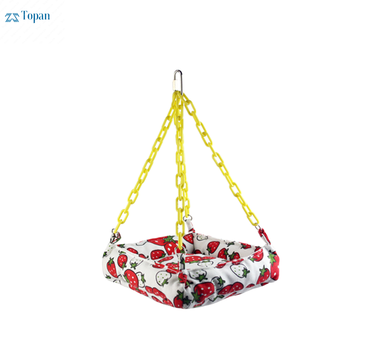 Plush Hammock Warm Hut Hanging Nest for Pet Cage for Eclectus Parakeet Cockatiels Cockatoo Lovebird - Image 3