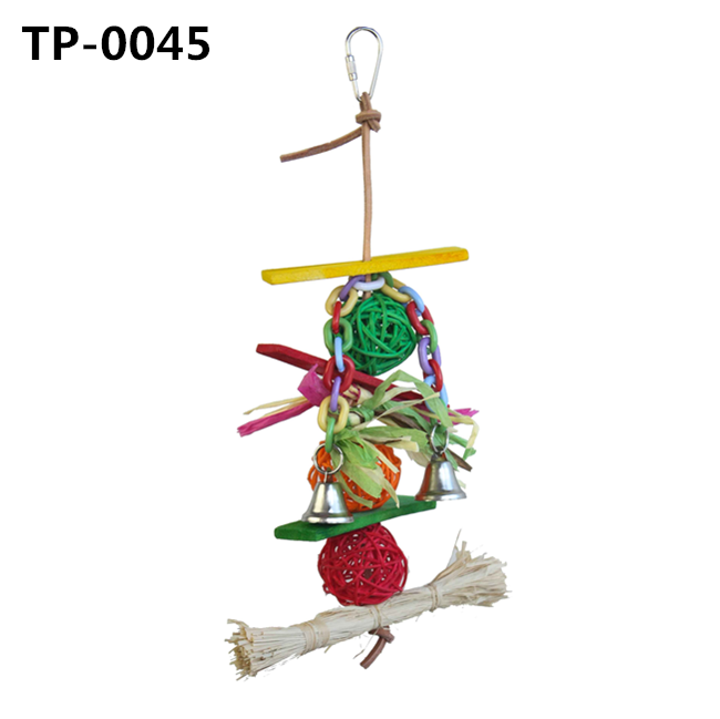 Bird Rattan Balls Toy Pet Cage Bite Toys for Parakeet Budgie Cockatoo Decoration with Manufacturer Price - Image 1