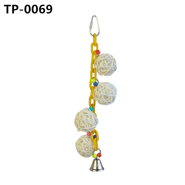 Bird Rattan Balls Toy Pet Cage Bite Toys for Parakeet Budgie Cockatoo Decoration with Manufacturer Price - Image 3