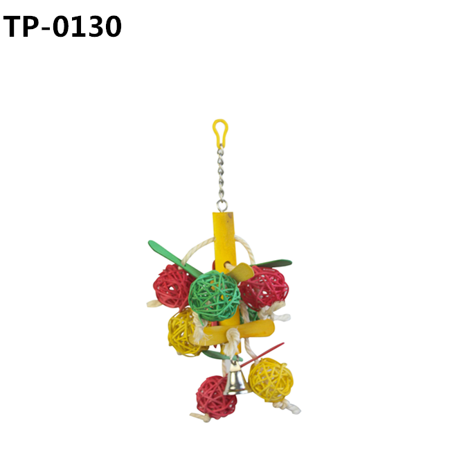 Bird Rattan Balls Toy Pet Cage Bite Toys for Parakeet Budgie Cockatoo Decoration with Manufacturer Price