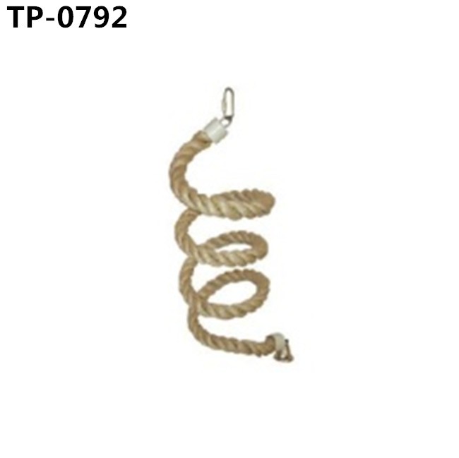 Natural Sisal/Jute Rope Spring Bird Toy for Pet Cages Hanging Bungee with China Supplier - Image 4