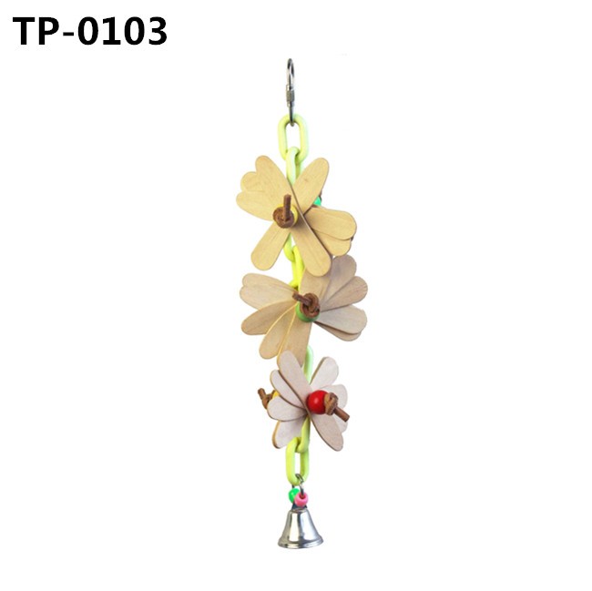 Bird Shredding Cage Hanging Bite Toys for Small Parakeets Cockatiel Conures Finches - Image 3