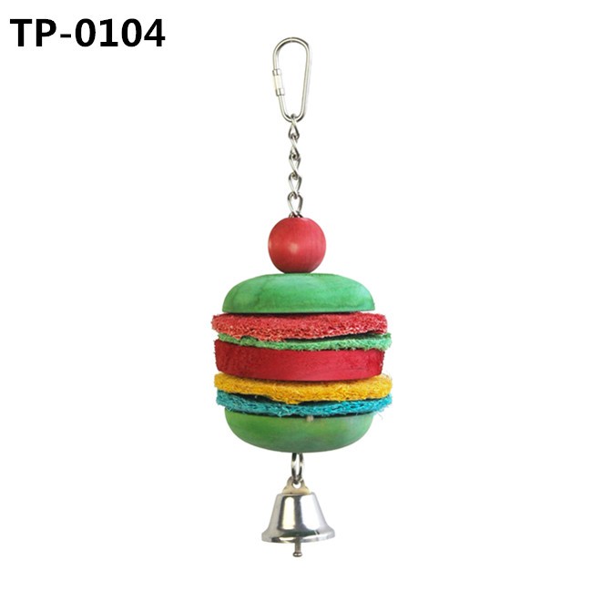 Bird Shredding Cage Hanging Bite Toys for Small Parakeets Cockatiel Conures Finches - Image 4