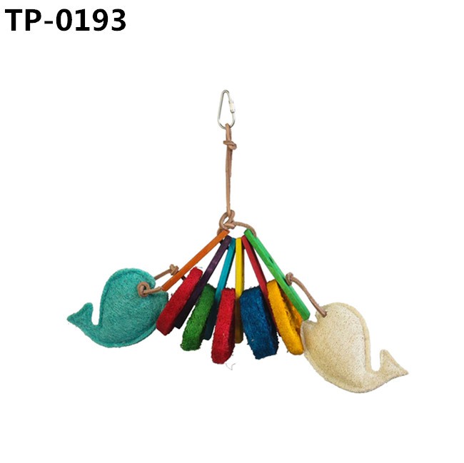 Bird Shredding Cage Hanging Bite Toys for Small Parakeets Cockatiel Conures Finches - Image 7