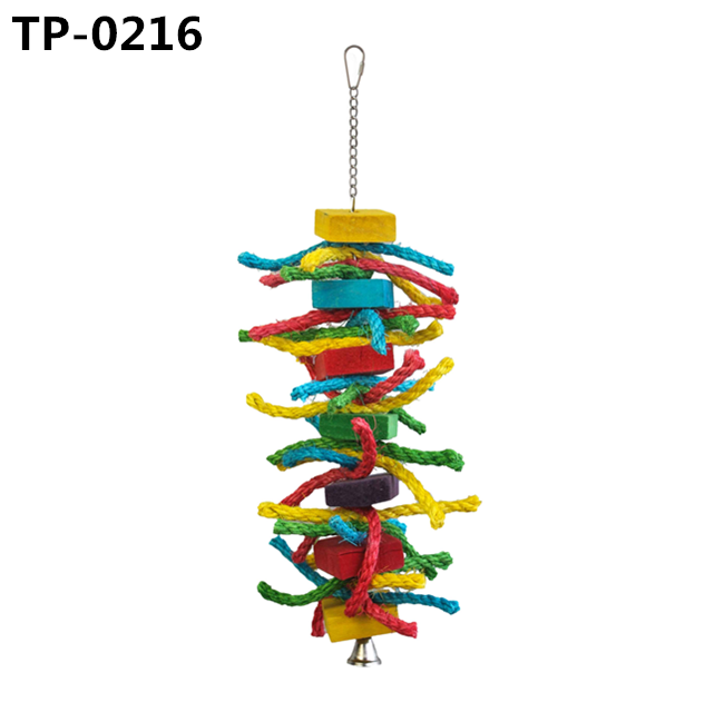 Food Coloring Bird Sisal Knots Chewing Toy for Small Medium Large Parrots with China Suppliers - Image 3