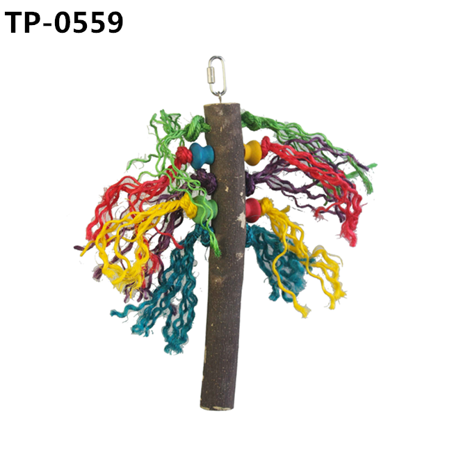 Food Coloring Bird Sisal Knots Chewing Toy for Small Medium Large Parrots with China Suppliers - Image 5