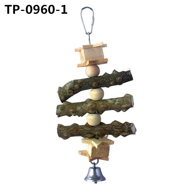 Natural Branch Standing Perch for Budgies Lovebirds Macaws Finches Small Medium Bird Toys - Image 2