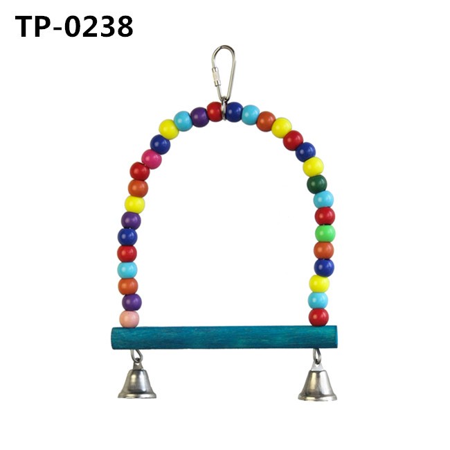 Bird Swing Perch Parrot Hanging Toy for Small Medium Pets Shredding - Image 3