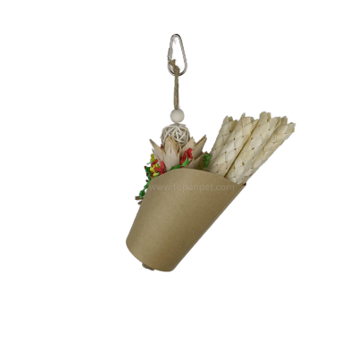 Bird Toy Treat Box Foraging Paper Chew  Finger Traps TPQ-0003