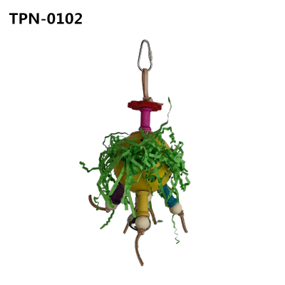 Bird Treats Toys with Crinkle Shred for Pulling & Preening, Ideal Parrot Foraging Toys​ TPN-0102