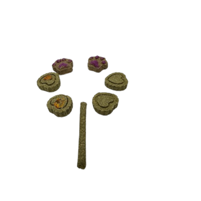 Small Animal Molar Grass Cake Timothy Hay Sticks and Cake Rabbit Chew Toys