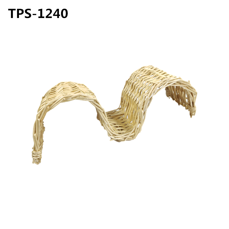 Bunny Grass House Chew Toys Rabbit Hideaway Hut Grass Hideout Hand Woven Hamster Natural Grass Bedding for Guinea Pig Small Animals Chinchill TPS-1240/41/42/43 - Image 1