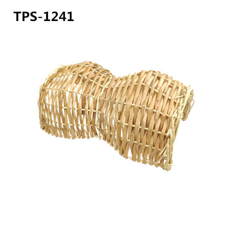 Bunny Grass House Chew Toys Rabbit Hideaway Hut Grass Hideout Hand Woven Hamster Natural Grass Bedding for Guinea Pig Small Animals Chinchill TPS-1240/41/42/43 - Image 2