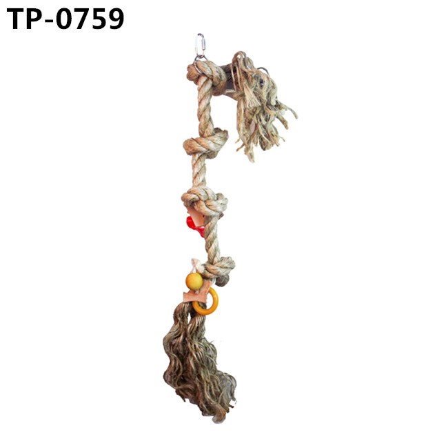 Cat Dog Chews Cotton Toys Parrot Hanging Ropes for Biting Manufactuer Price - Image 2