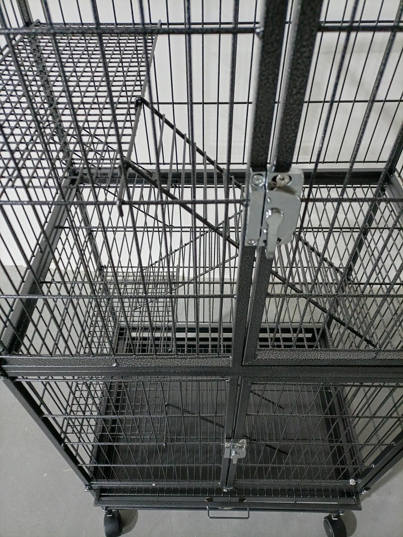 Cat Crate Kennel Enclosure Playpen Large Metal Pet Cat Kitten Ferret Animal House Cage - Image 6