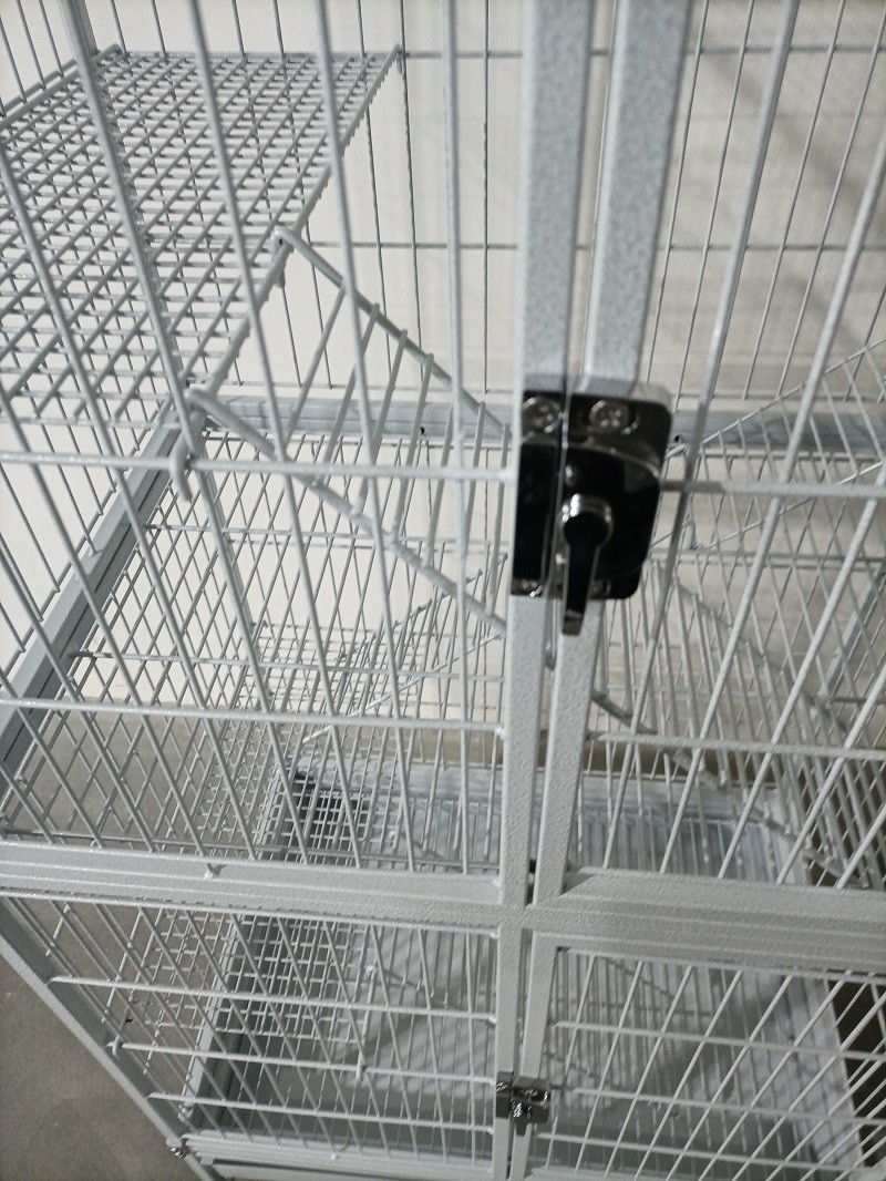 Cat Crate Kennel Enclosure Playpen Large Metal Pet Cat Kitten Ferret Animal House Cage - Image 8