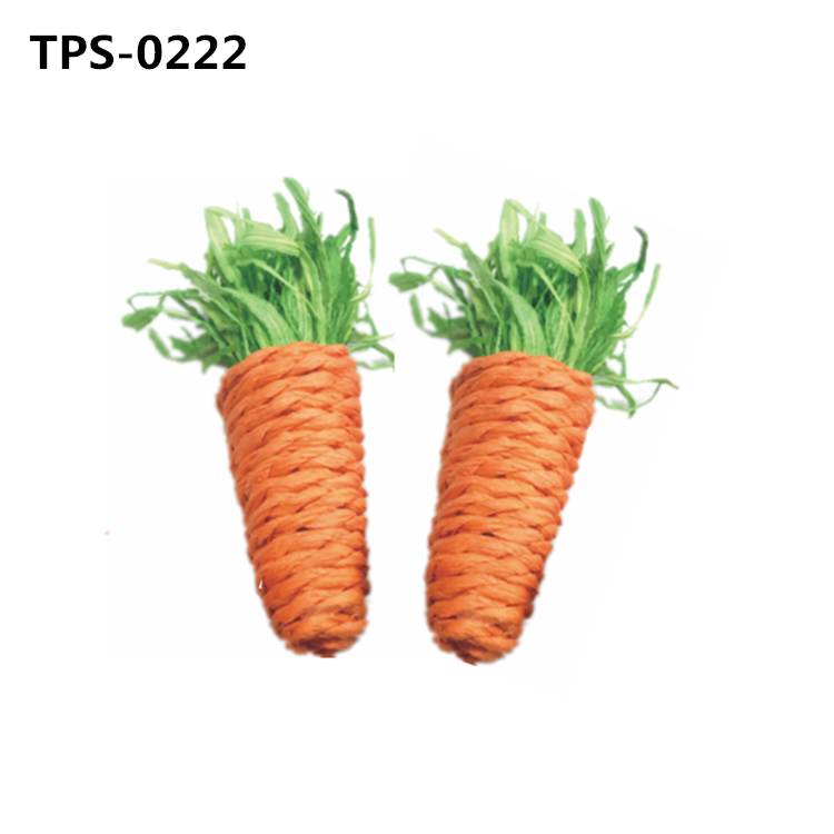 Carrot Shapes Cat Rope Toys Interactive Cat Toys for Cats and Kittens Biting Chewing Keeping Cats Teeth Cleaning TPS-0222/223/224