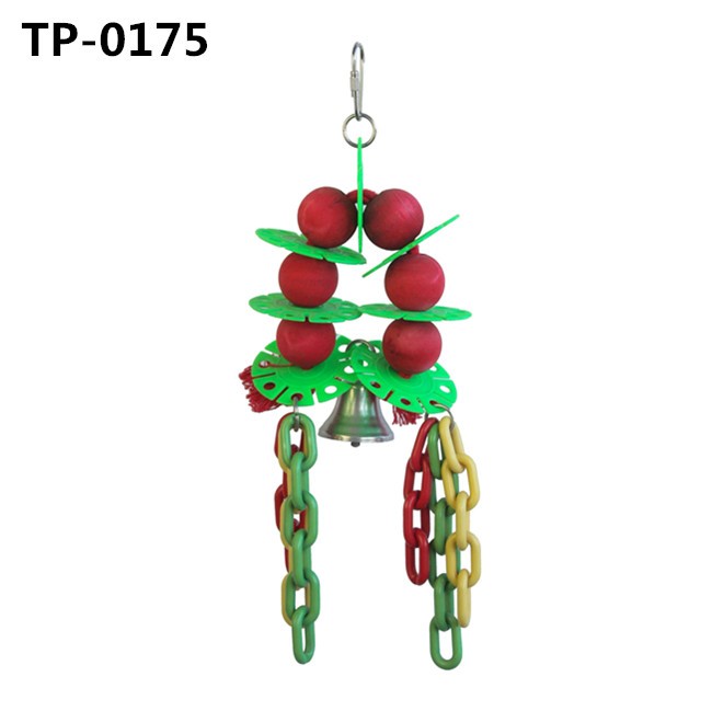 Christmas Hanging Bird Cage Toy for Parrot Cockatiel Cage Accessory for Finch Budgie Conure - Image 4
