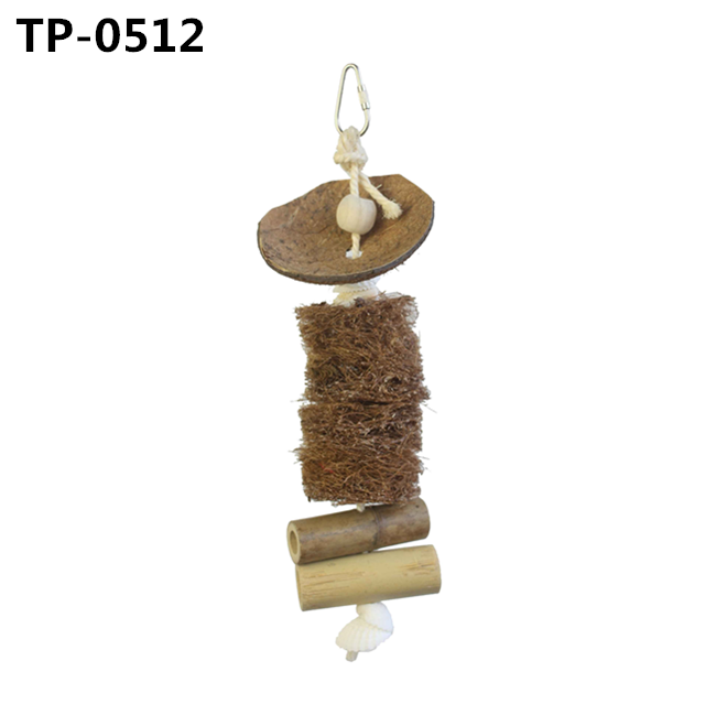 Coconut Hideaway with Ladder for Bird and Small Animal Toy with Manufacturer Price - Image 1
