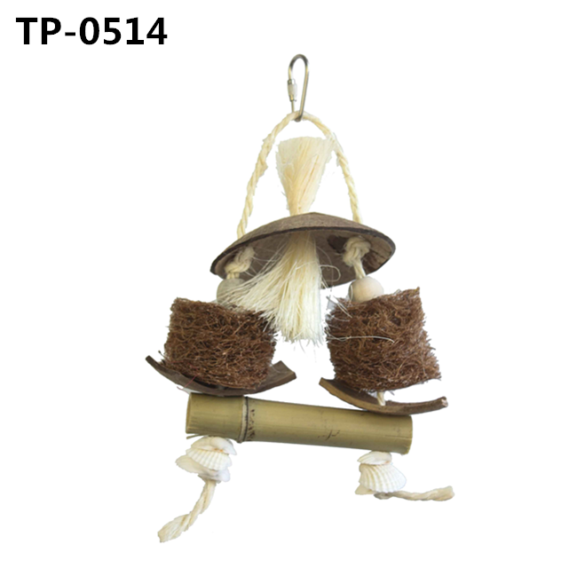Coconut Hideaway with Ladder for Bird and Small Animal Toy with Manufacturer Price - Image 3