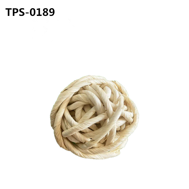 Safe Corn Husks Ball Chew Toys Small Pets Rabbit Hamster Rat TPS-0189 - Image 1