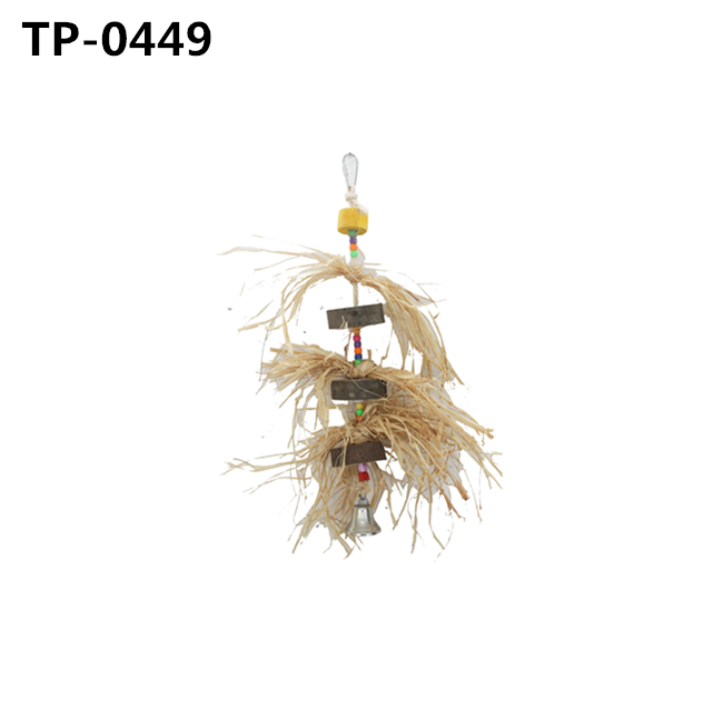 Corn Husk Parrot Chew Toys for Small Medium Pet Birds Macaws Budgies with Factory Price - Image 4