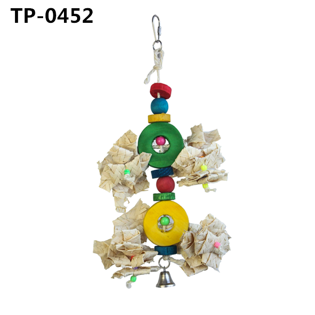 Corn Husk Parrot Chew Toys for Small Medium Pet Birds Macaws Budgies with Factory Price - Image 6