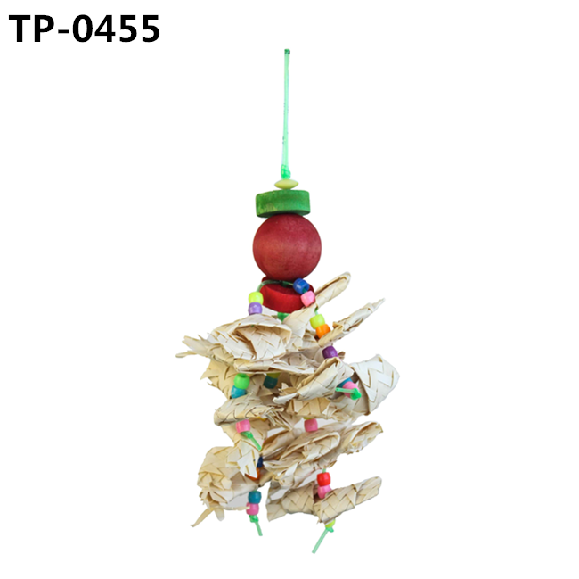 Corn Husk Parrot Chew Toys for Small Medium Pet Birds Macaws Budgies with Factory Price - Image 7