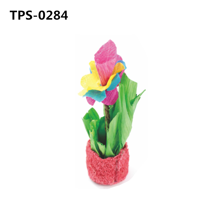 Food Grade Dyed Corn Husk Rabbit Chew Toy, Improve Dental Health for Guinea Pigs Hamster Chinchillas Bunny TPS-0284/5/9 - Image 1