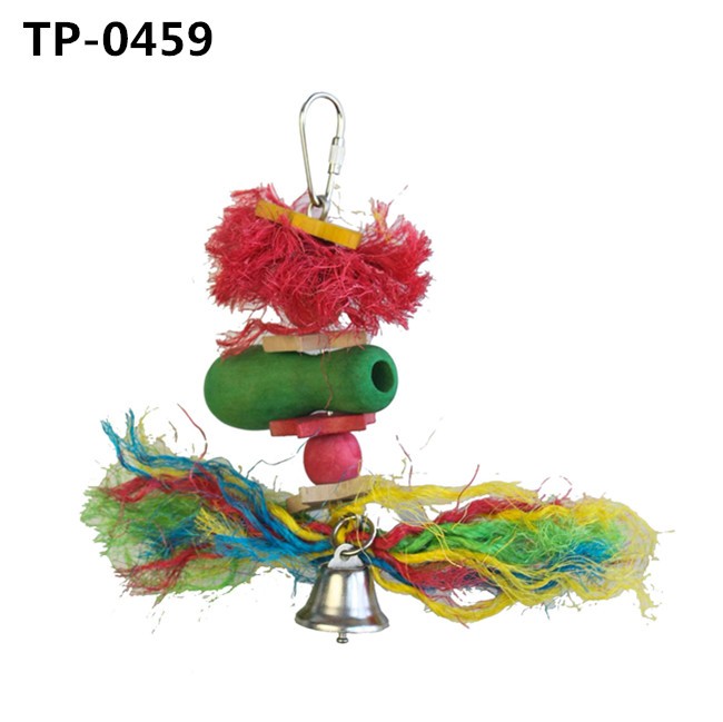 Food Dying Sisal Rope Bird Tearing Toys for African Grey Cockatoo Cockatiel Macaw Amazon Parrot with Factory Price - Image 1