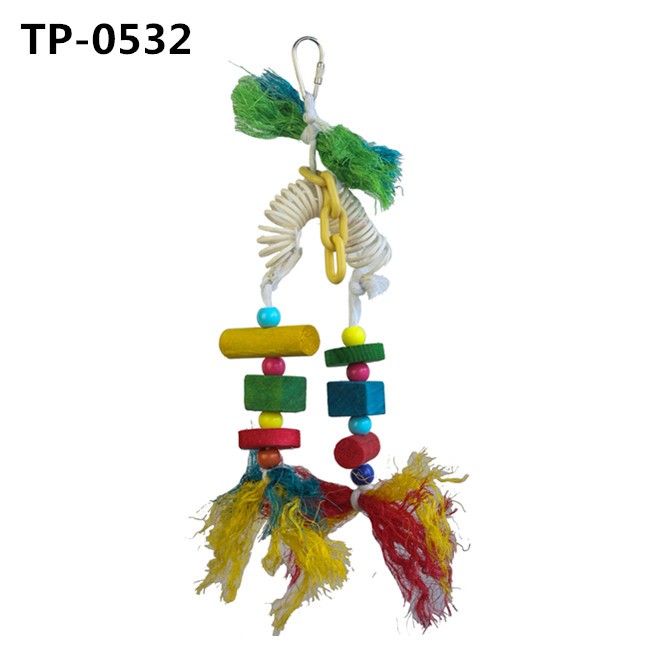 Food Dying Sisal Rope Bird Tearing Toys for African Grey Cockatoo Cockatiel Macaw Amazon Parrot with Factory Price - Image 2