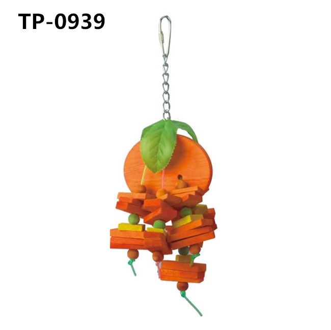 Food Grade Dyed Orange & Apple & Banana & Grapes Shaped Hanging Foraging Toy for Small&Medium Birds Parakeets Cockatiels Conures Budgie Canary - Image 4