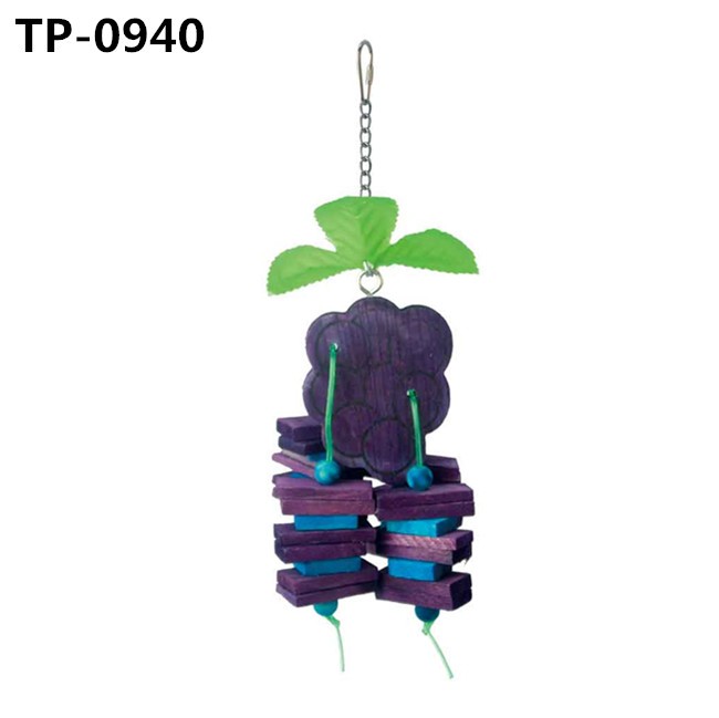 Food Grade Dyed Orange & Apple & Banana & Grapes Shaped Hanging Foraging Toy for Small&Medium Birds Parakeets Cockatiels Conures Budgie Canary - Image 5