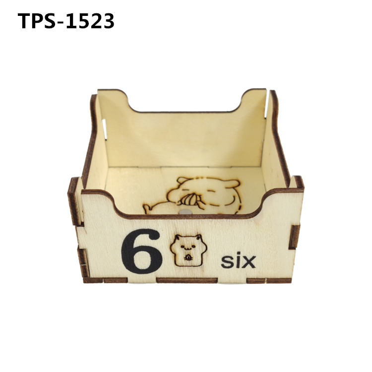 6pcs Free Combination Hamster Hideout Cage Accessories,Wooden Hamster Toys,Hamster House,Gerbil House,Hamster cage for Small Animals TPS-1518/19/20/21/22/23 - Image 6