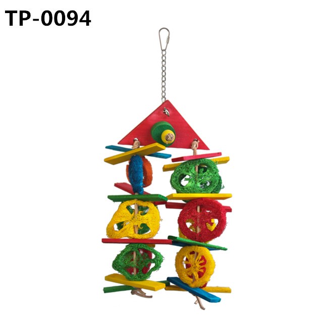 Funny Loofah Bird Cage Hanging Toys for Parrot Chews Bites Shredding Wholesale Price - Image 4