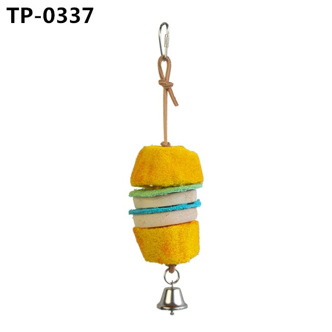 Funny Loofah Bird Cage Hanging Toys for Parrot Chews Bites Shredding Wholesale Price - Image 6
