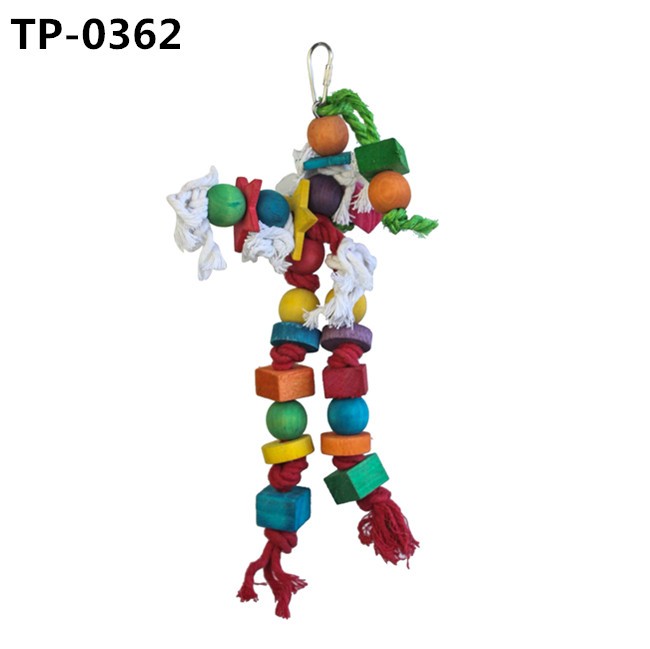 Halloween Parrot Toys Parrots Cage Chewing Toys for Small or Medium Parrots Finches Cockatoo Training - Image 3